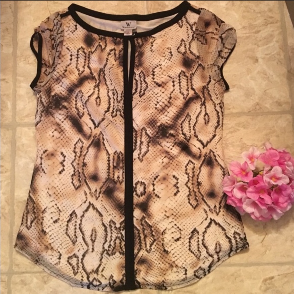 Python Print Blouse Size Small - image 1
